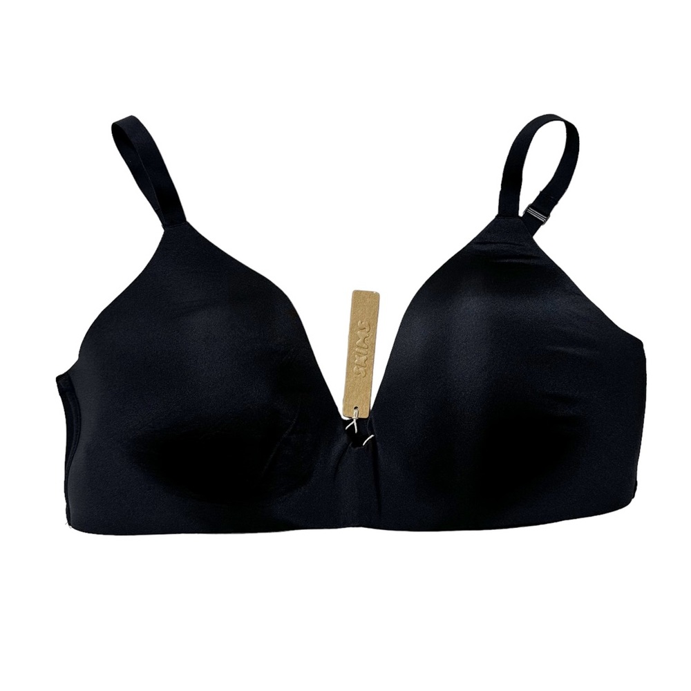 NWT Skims Wireless Form T-Shirt Demi Bra in Onyx Women’s Sz 42C